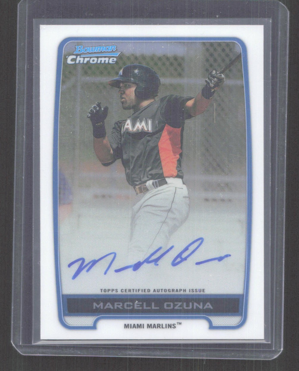 2012 Bowman Chrome Prospects Auto Marcell Ozuna #BCA-MO Auto