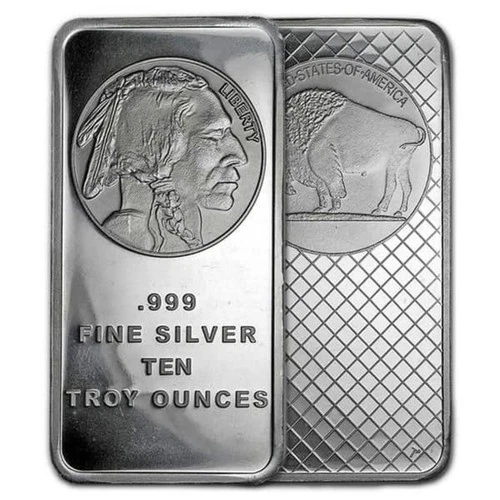 Ebay Live 34.13-Silvertowne Mint Buffalo Design 10 oz Silver Bar - Sealed