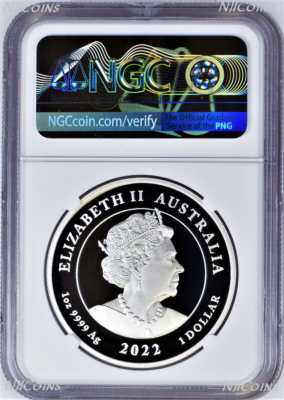 2022 One Love 1oz .9999 Silver $1 Proof Coin NGC PF70 UC FR with