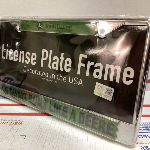 WinCraft John Deere License Plate Frame Trademark ED4U #3077 - Picture 7 of 7