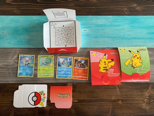Mcdonalds Promo 2021 confezioni da 3 confezioni da 4 confezioni con carta HOLO Pokemon Pikachu 25/25 - Foto 2 di 4