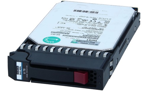 HP - J9F36A - Midline 3,5" SAS 6.000 GB - Festplatte - 7.200 rpm - Intern - Afbeelding 2 van 3