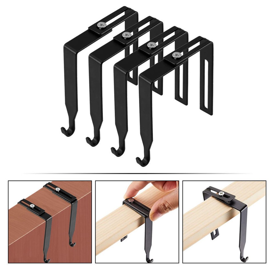 4 Pcs over Door Hanger Cubicle Coat Hook Storage Hooks Office eBay