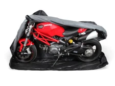 Motorcycle Tarpaulin Cover Garage Tent | Weatherproof | Outdoor Indoor | L M XL XXL 2XL 