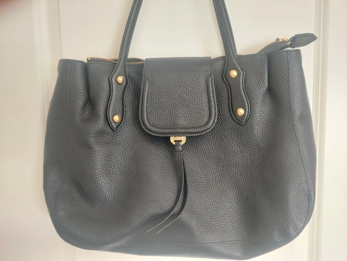 Annabel Ingall Camilla Satchel Leather Bag Black MSRP 425 eBay