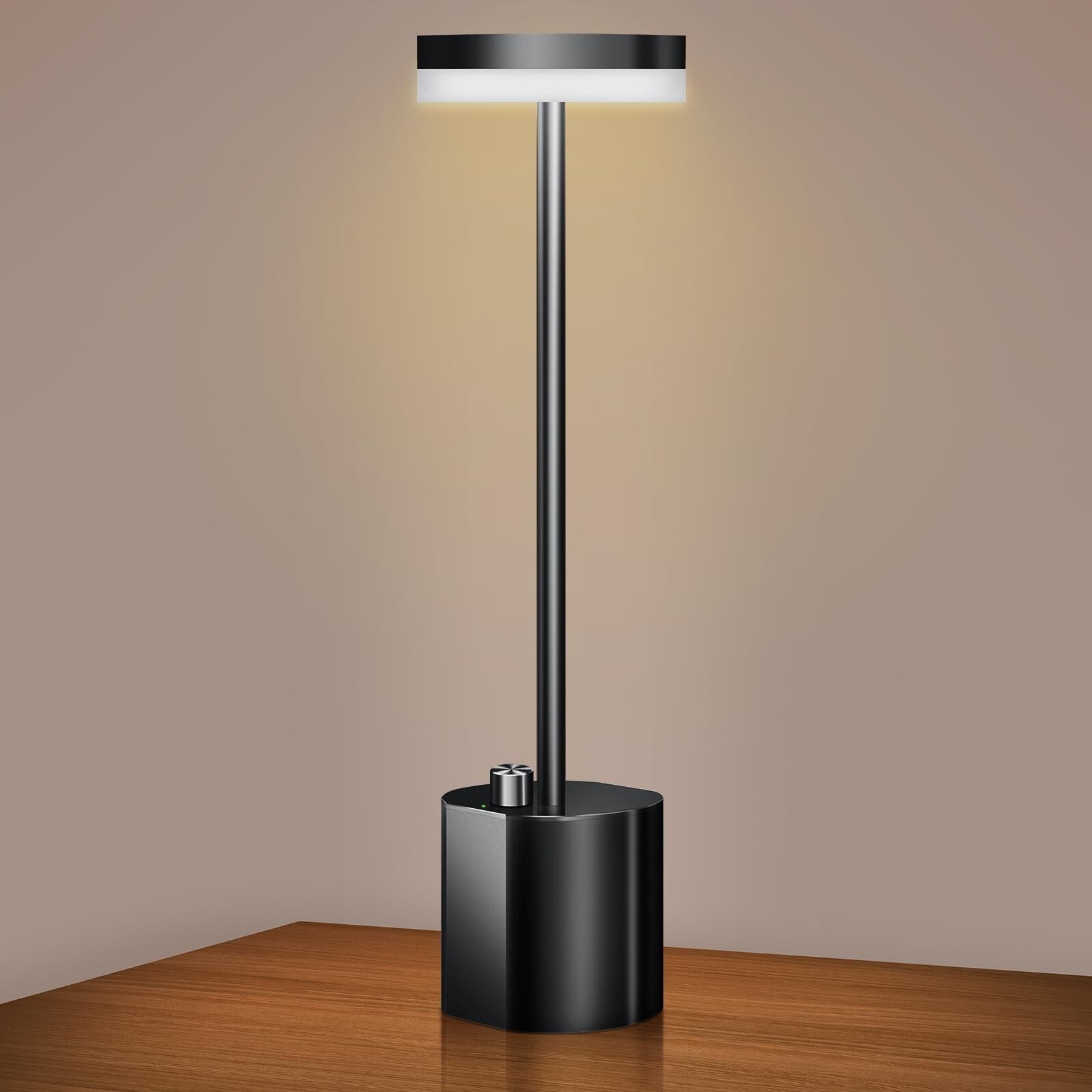 Cordless Table Lamp, Powerful 6000mAh Rechargeable Battery Operated Desk Lamp...