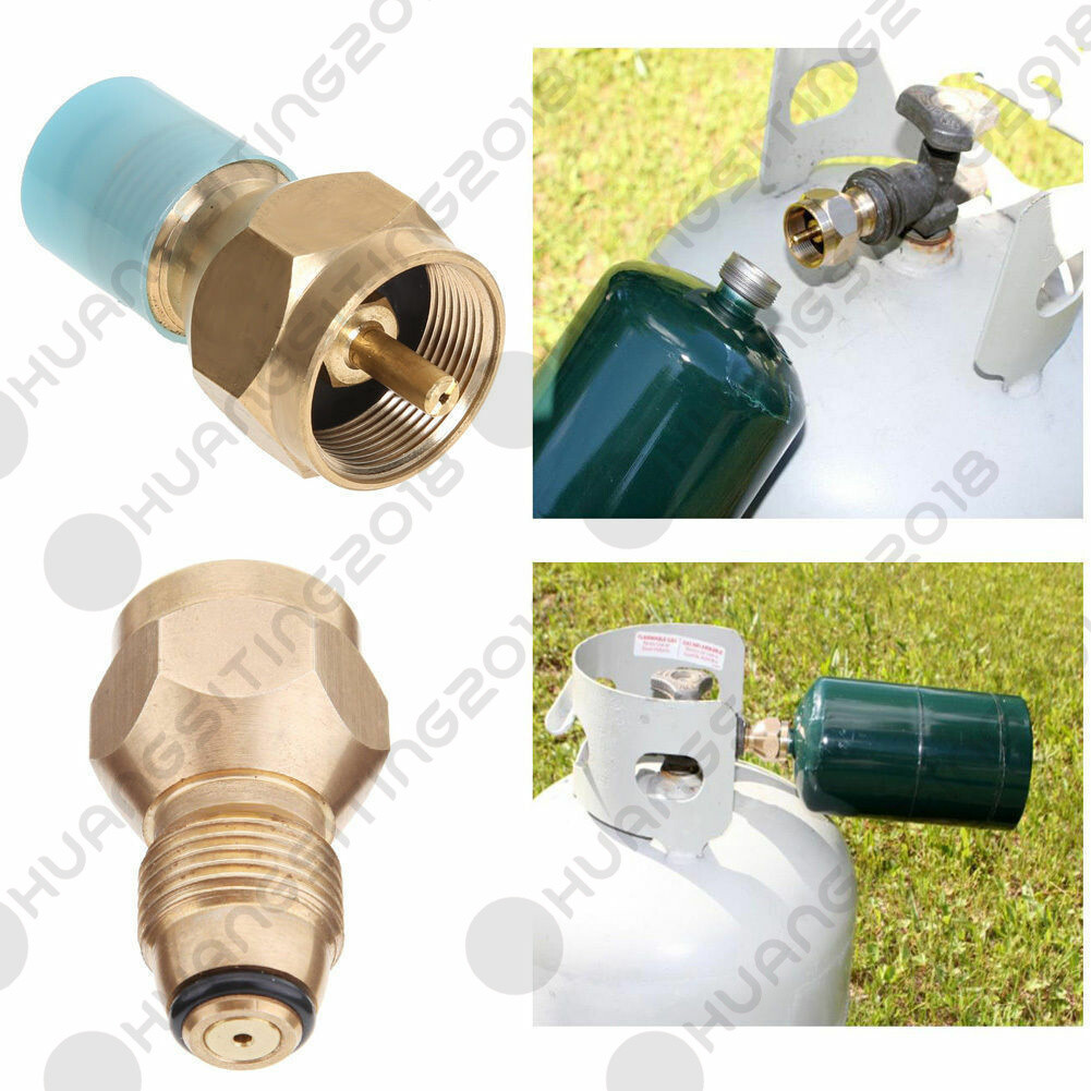 Adaptateur De Recharge Propane 1Lb - Raccord Laiton Pour Bouteille De Gaz Camping