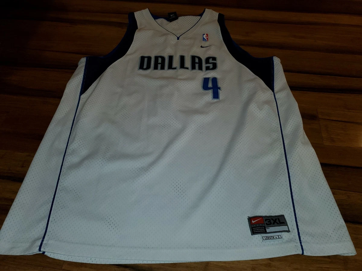 2001-04 DALLAS MAVERICKS FINLEY #4 NIKE SWINGMAN JERSEY (HOME) M - Classic  American Sports