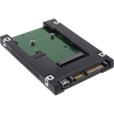 InLine  Laufwerksadapter 2,5'', SATA auf mSATA SSD
