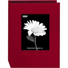 Pioneer Photo 24-Pocket Frame Cover Album for 5 by 7-Inch Prints, Apple Red