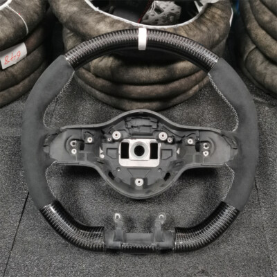 Carbon Fiber Alcantara Steering Wheel For Mercedes-Benz AMG C63 GT with Heated