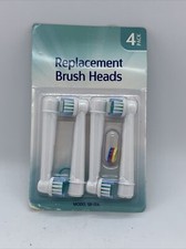 Replacement Brush Heads  Soft Bristles 4 Pack