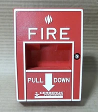 CERBERUS PYROTRONICS MSI-10B/20B NON-CODED MANUAL PULL STATION FIRE ALARM BOX