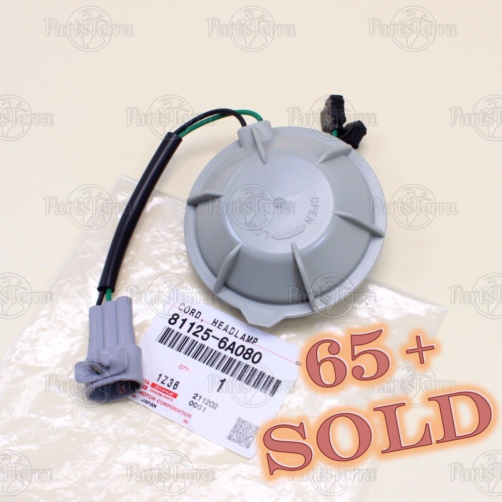 New OEM Genuine Toyota Front Headlamp Wire Harness for 1998-2007