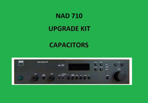 KIT de reparación de receptor estéreo NAD 710 - todos los condensadores - Picture 1 of 16