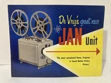 1953 DeVry “Great New JAN Unit” Army & Navy Engineered 16mm Projector Catalog