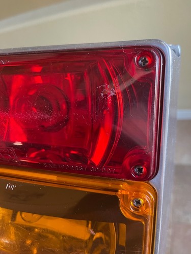 Weldon 3884 Tri 3x7 Rear Lamps Stop & Tail & Turn & Reverse LH Fire Ambulance - Picture 6 of 19