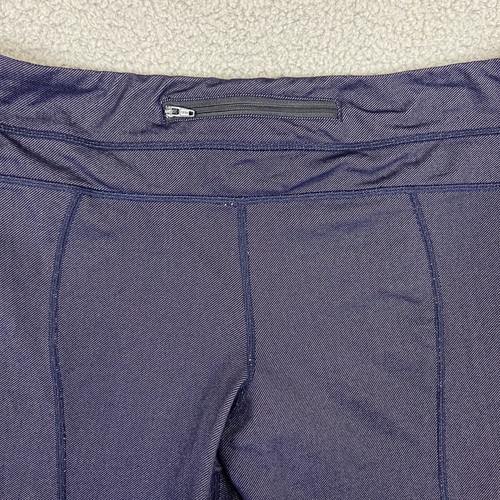 Lululemon Blue Leggings Cropped Calf Waist Measured 34 in (no Size Sticker) - Picture 7 of 9