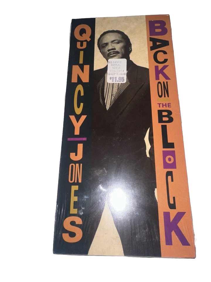 QUINCY JONES SEALED LONGBOX CD PROMO BACK ON THE BLOCK MICHAEL JACKSON CELINE LP - Bild 2 von 4