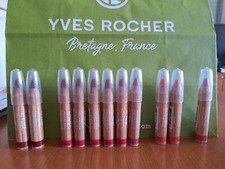 Yves Rocher Nr. 2 LIPPENSTIFTE: Pflaume, Fuchsia, Koralle, leuchtend rot