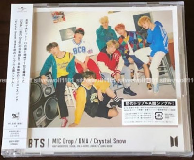 New BTS MIC Drop/DNA/Crystal Snow First Limited Edition A CD+DVD+Photobook Japan