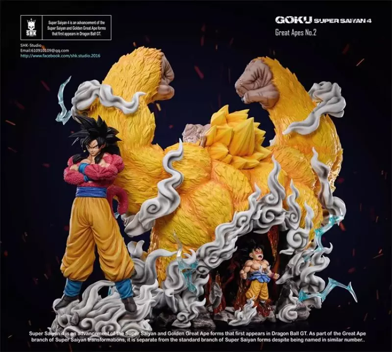 1/6 & 1/4 Scale Super Saiyan 4 & Super Saiyan 5 Son Goku - Dragon Ball  Resin Statue - FSS Studio [Pre-Order]