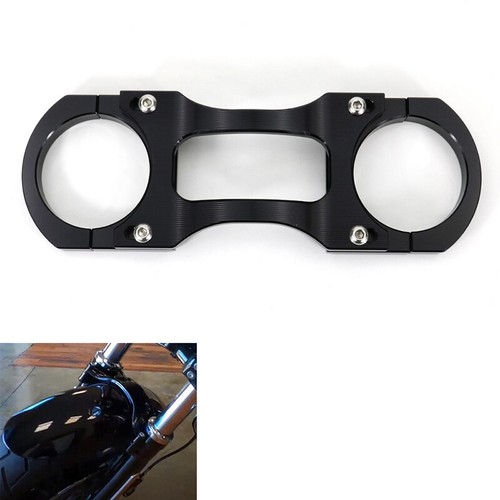 Soporte horquilla delantera para mercado de repuestos adecuado para Harley Sportster Iron 2009-2021 negro | eBay