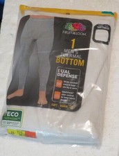 Men's Fruit of the Loom Thermal Waffle Base Bottom Underwear Layer Natural U-Pic