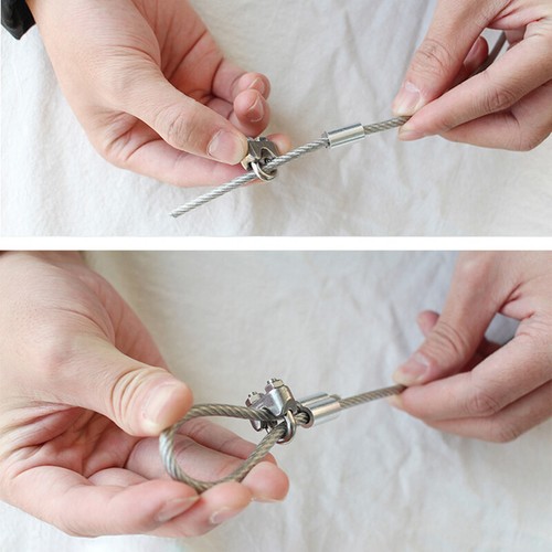 304 Stainless Steel Clothesline Φ 4mm~5mm PVC Plastic Coated Wire High Toughness - Picture 6 of 10