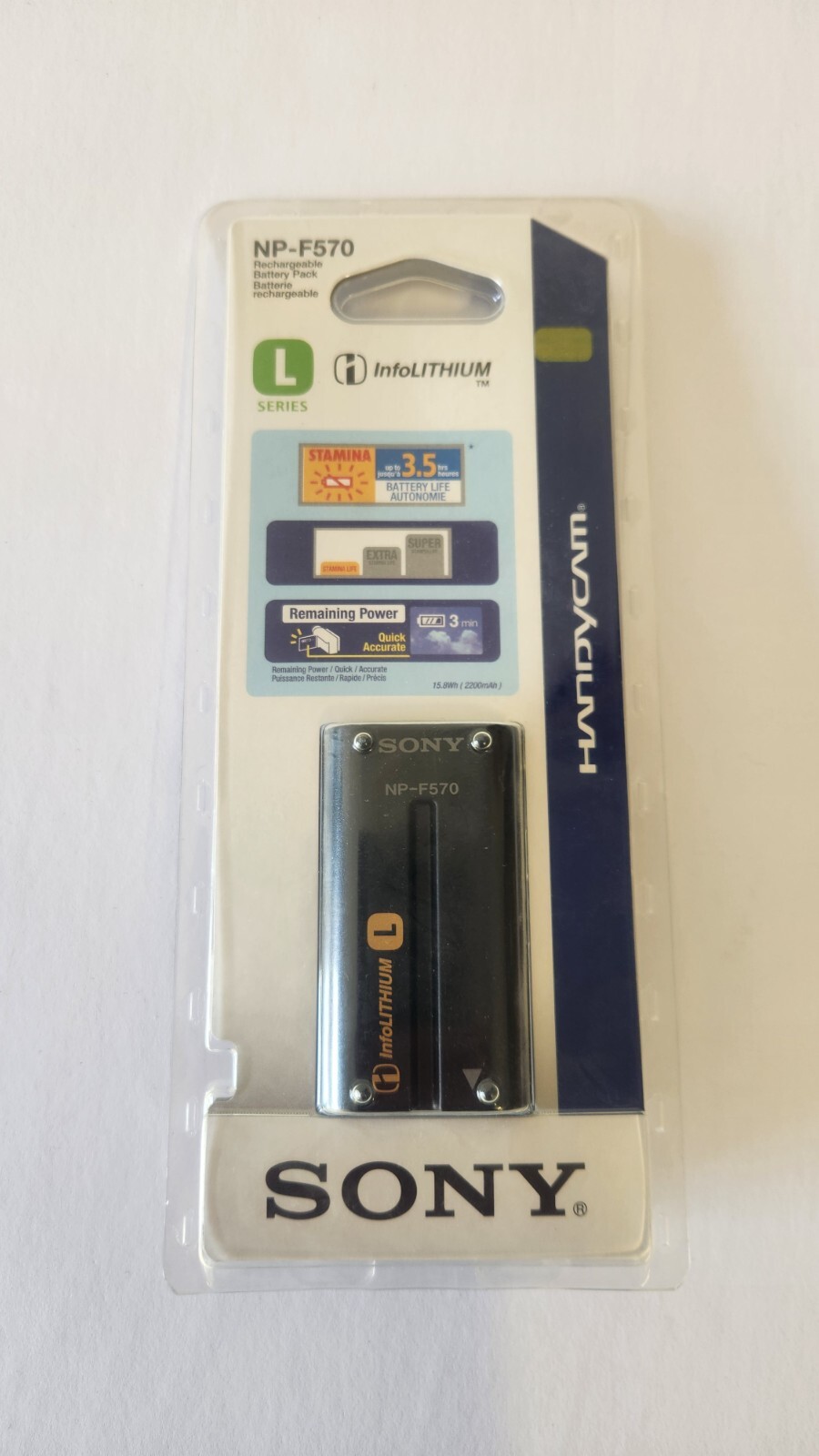 *NEW* Authentic OEM Sony Handycam Infolithium NPF570 LSeries Battery