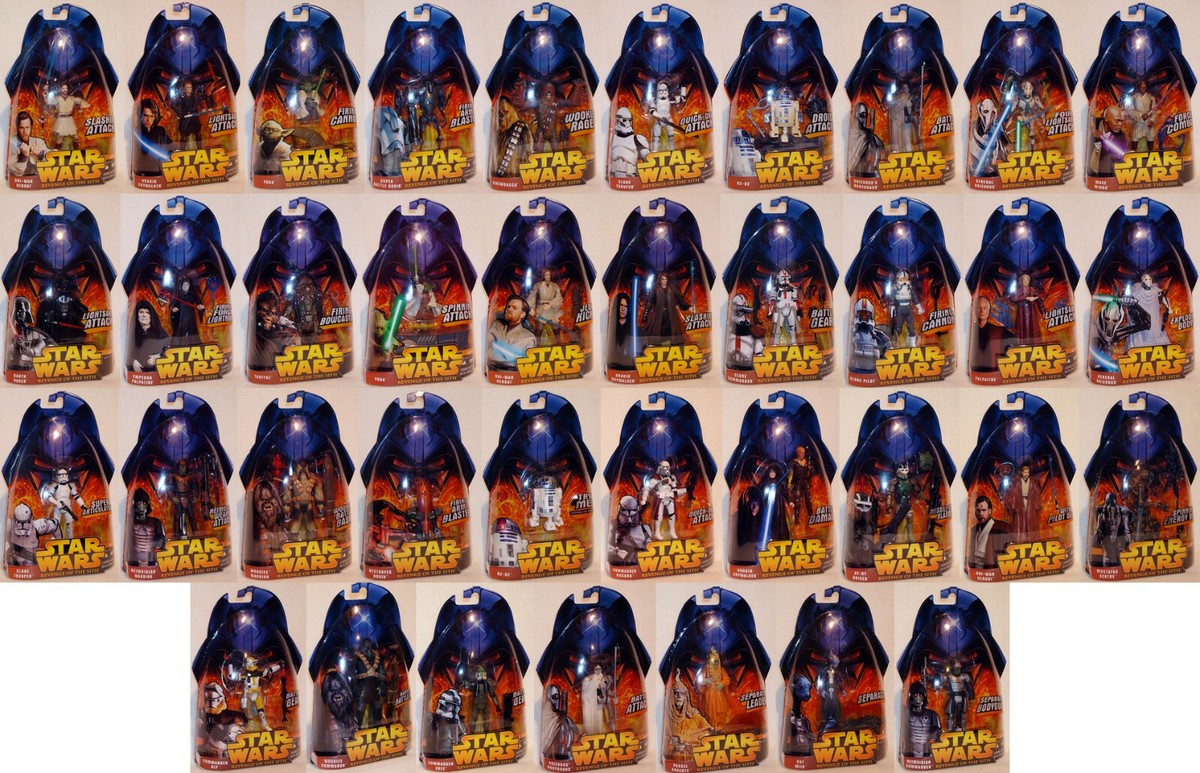 STAR WARS 敵キャラ 13体セット STAR WARS REVENGE OF THE SITH COLLECTION I COMPLETE SET OF 37