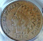 1909S INDIAN CENT PCGS VF25 NO PROBLEM OLD GREEN HOLDER KEY DATE