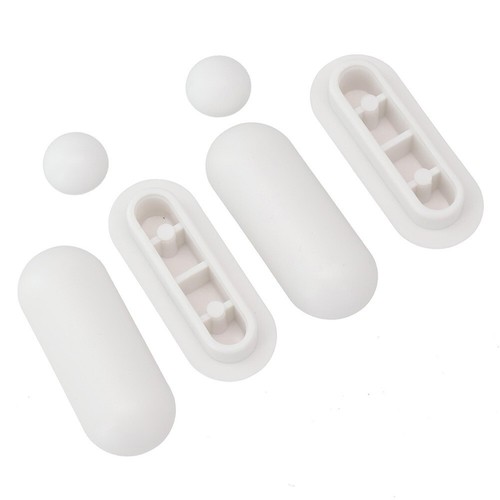 White Toilet Seat Shock-proof Buffers Bumpers Replacement Pads Accessories Parts - Picture 7 of 22