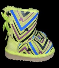UGG Australia Toddler Bailey Bow II Galactic Print Boots Size 6