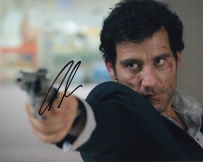 CLIVE OWEN signed Autogramm 20x25cm THE INTERNATIONAL in Person autograph COA