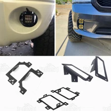 Fog Light Lamp LED Pod Bumper Mount Bracket For 2003-2019 Dodge Ram 2500/3500