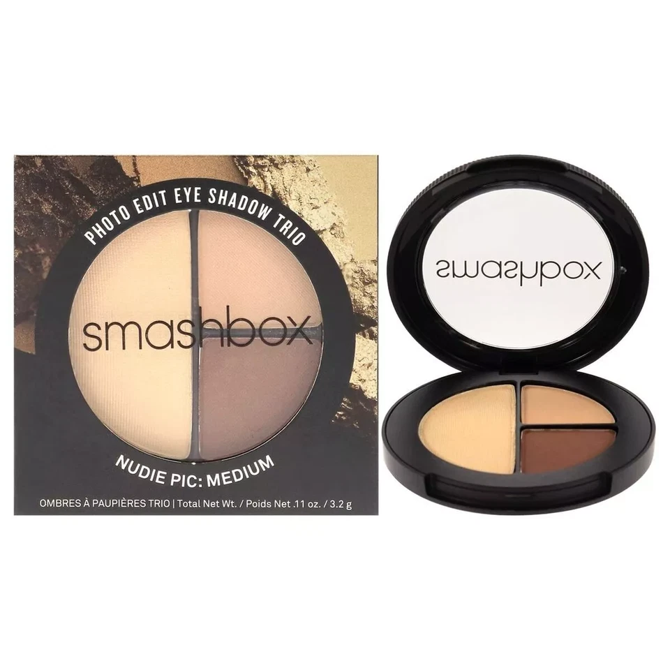 Photo Edit Eyeshadow Trio by Smashbox, Nudie Pic-Pick Shade- New in Box - Image 2 of 2