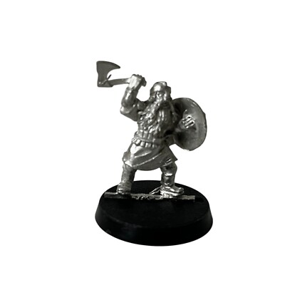 LOTR Herr der Ringe Warhammer Zwerg Krieger Axt Khazad Dum - REF P061