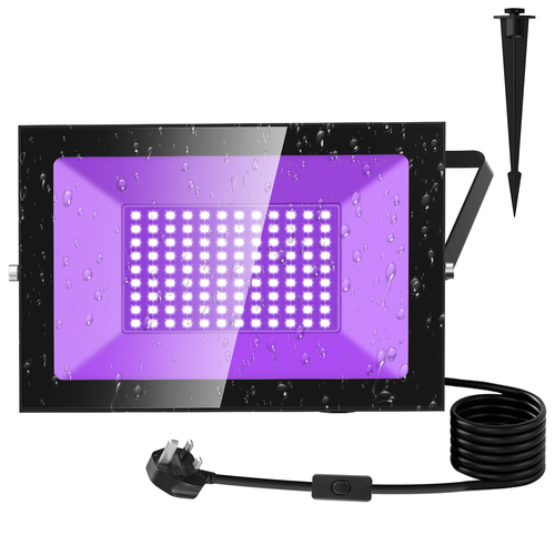 10x 100W LED Schwarzlichtlampe UV Bar Schwarzlicht Strahler Röhre Club Party - Bild 4 von 11