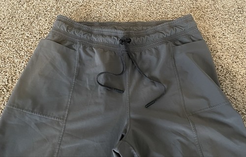 Prana Capri Pull On grau Jogginghose Training Sport Yoga Large Hose Stretch - Bild 3 von 8