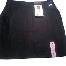 Rafaella Women  s Skort Size Small Black Stretch Pull-On Pockets NWT Office