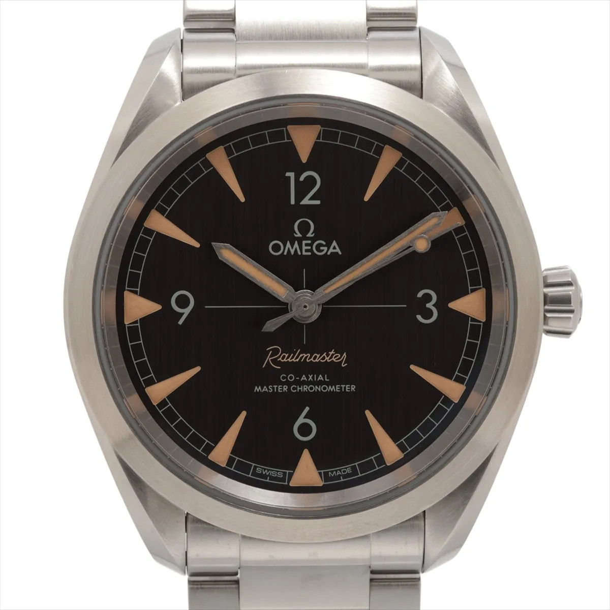 Omega Seamaster Railmaster Co-Axial Master chronometer 220.10.40.20.01.001 SS SS