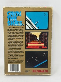 NES Nintendo - After Burner (Tengen) CIB Complete in Box w/ Manual - Tested