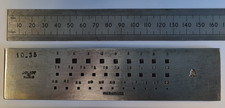 Vintage Joliot of Paris wire draw plate, original. Drawplate has square holes.