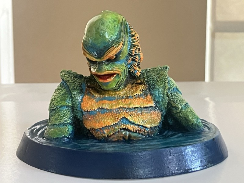 CREATURE FROM THE BLACK LAGOON RESIN custom painted by RAK MONSTER