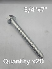 20-count Simpson Strong Tie 3/4" x 7" Titen HD Screw Anchor THD75700H  Concrete