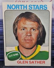 75-76 O-Pee-Chee Glen Sather 🚨🚨🚨 Minnesota North Stars 