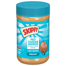 SKIPPY, Peanut Butter Spread, Creamy 16 Oz 12 Pack 