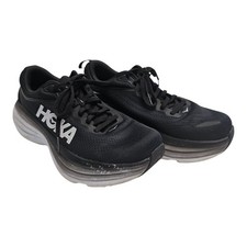 Hoka Bondi 8 1127952 Women's Max Cushioned Running Shoes Black/White Size 9B