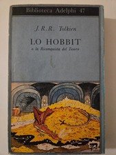 J R R Tolkien - LO HOBBIT - prima edizione italiana Adelphi 1973